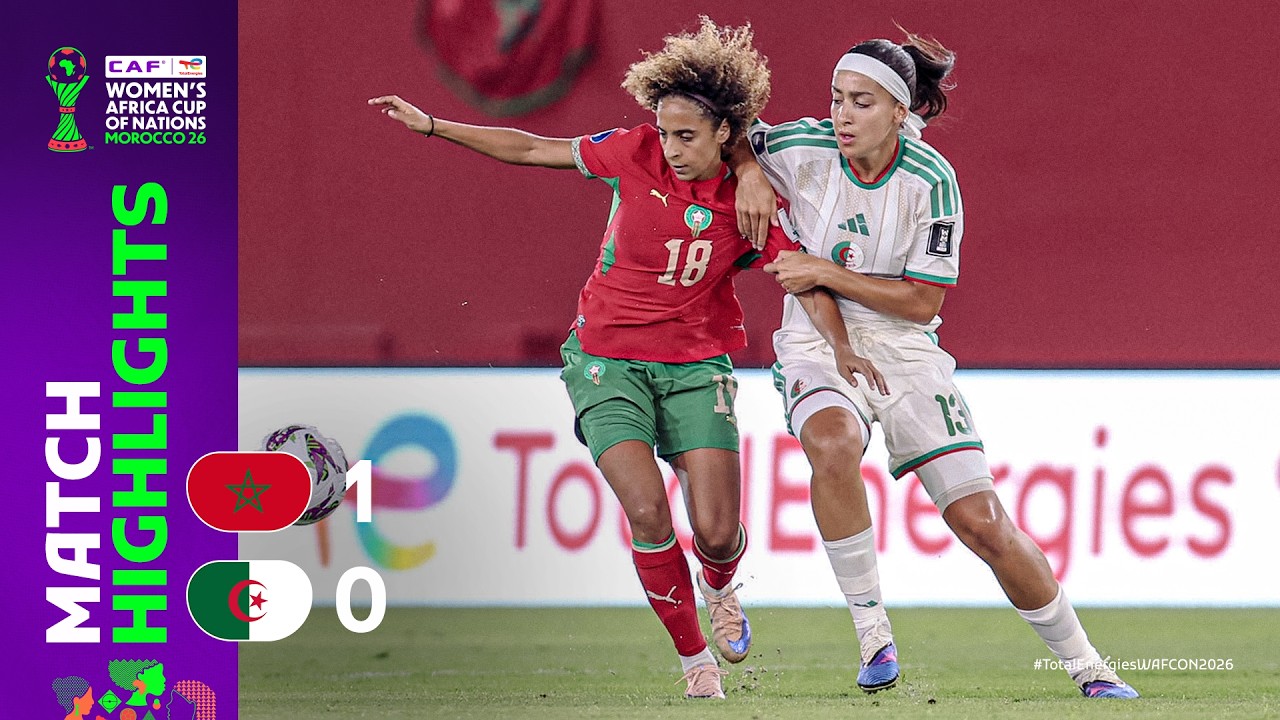 Morocco 1-0 Algeria | Match Highlights l TotalEnergies WAFCON 2026 l ملخص مباراة المغرب 1-0 الجزائر