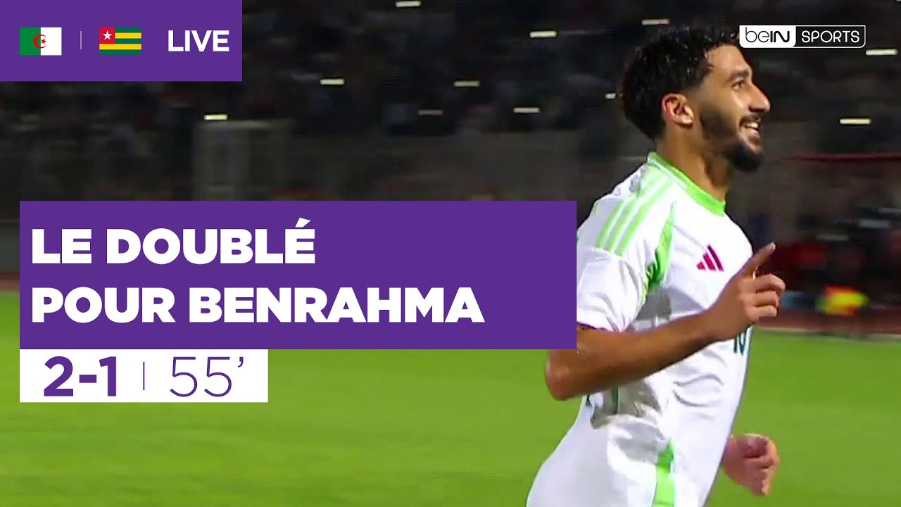 BUT - Benrahma INTRAITABLE, l'Algérie prend l'avantage !
