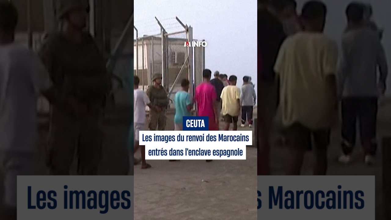 Ceuta : les images du renvoi des Marocains entrés dans l'enclave espagnole