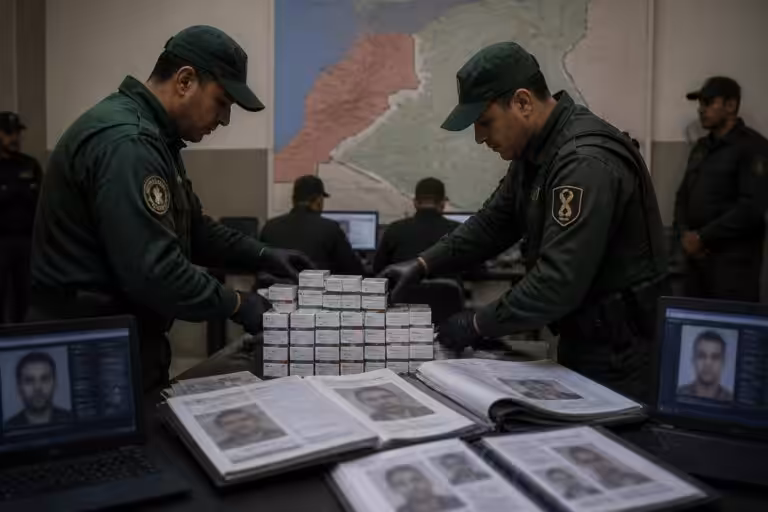 Algérie-Maroc : une saisie historique de prégabaline, 25 fugitifs recherchés