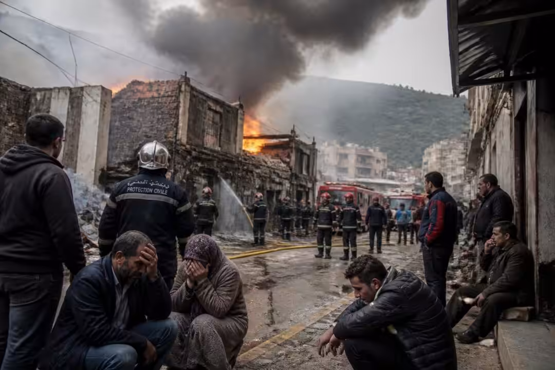 tragédie incendiaire en algérie : au moins 12 victimes à jijel, une ville profondément marquée et en état de choc.