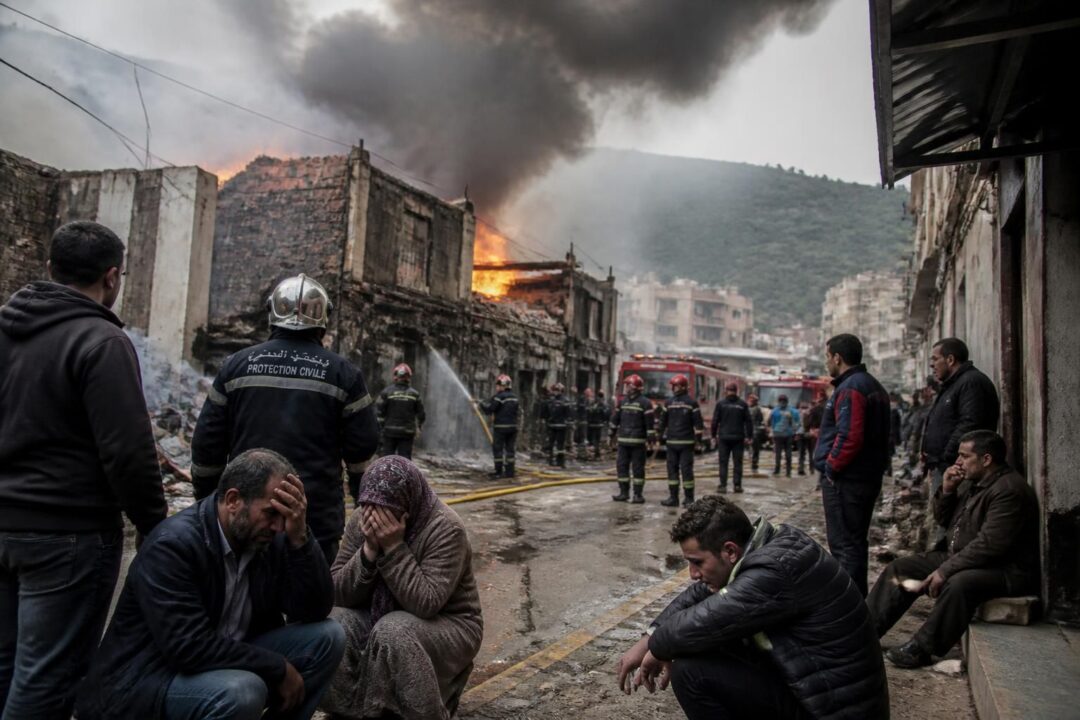 tragédie incendiaire en algérie : au moins 12 victimes à jijel, une ville profondément marquée et en état de choc.