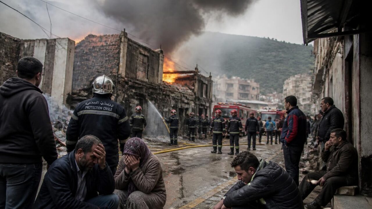 Algérie : Tragedie incendiaire fait au moins 12 victimes, Jijel en état de choc