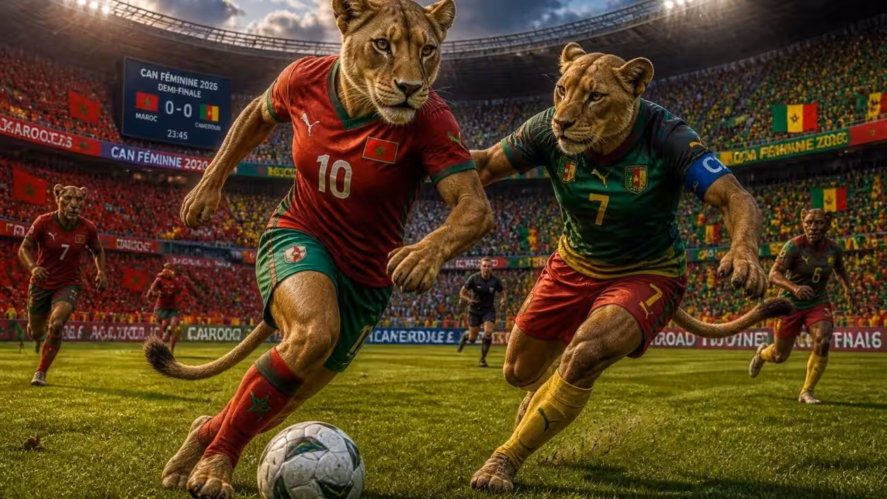 CAN Féminine 2026 : Duel de Lionnes entre le Maroc et le Cameroun pour une place en finale
