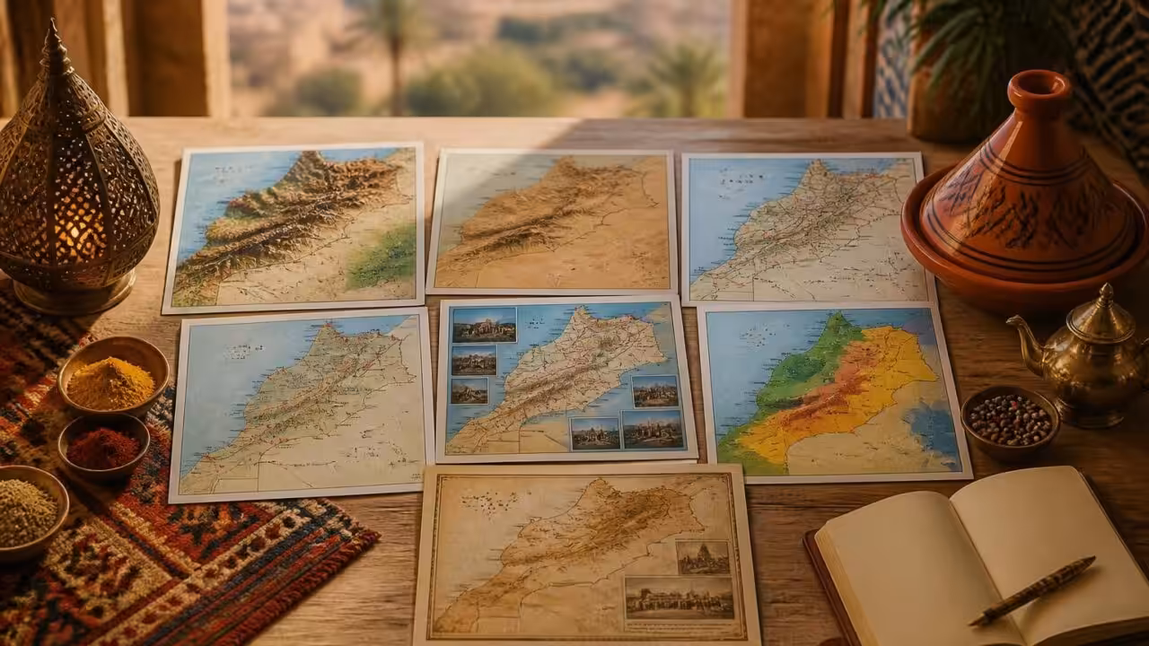 Explorer le Maroc : 7 cartes et plans pour mieux connaître le pays