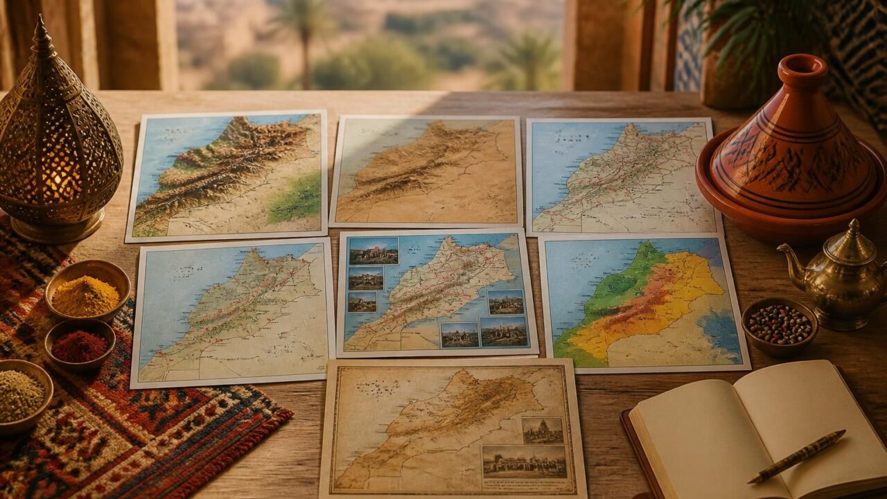 Explorer le Maroc : 7 cartes et plans pour mieux connaître le pays