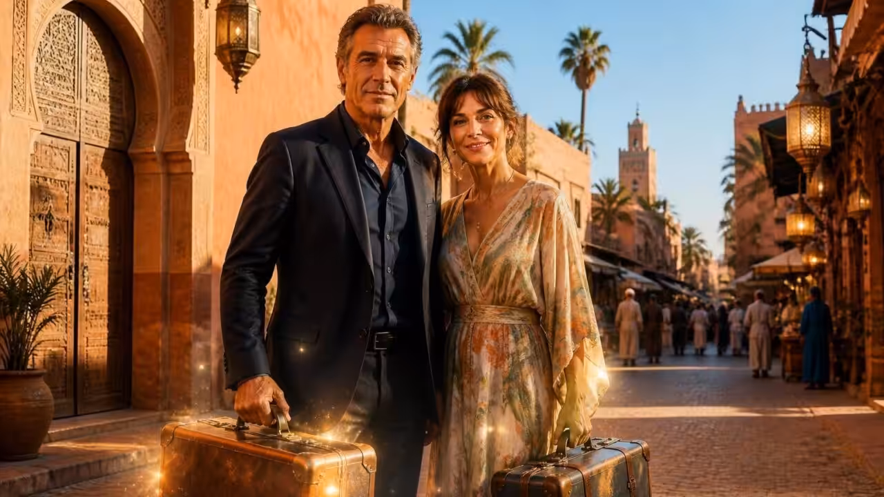 Gérard Lanvin quitte la France pour poser ses valises magiques à Marrakech avec sa femme