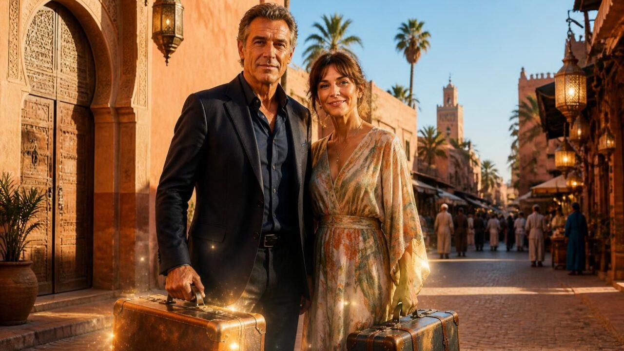 Gérard Lanvin quitte la France pour poser ses valises magiques à Marrakech avec sa femme
