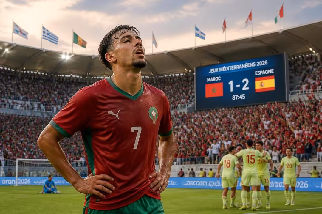 découvrez le retour spectaculaire du maroc aux jeux méditerranéens 2026, réussissant à encaisser un résultat impressionnant malgré 80 minutes en infériorité numérique.