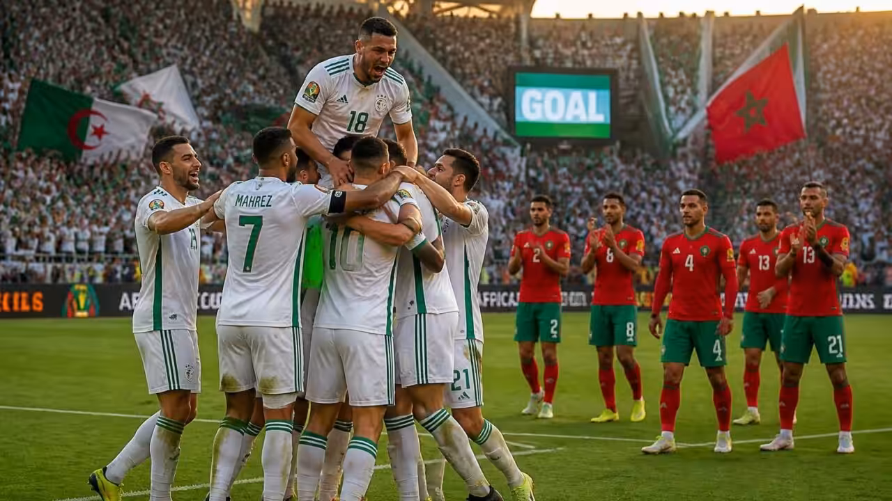 L&rsquo;Algérie triomphe dans une petite finale mémorable face au Maroc