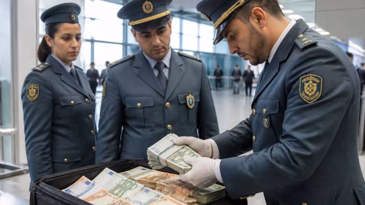 Rhône : 12 000 € en liquide saisis par la douane algérienne lors d&rsquo;un voyage depuis Lyon