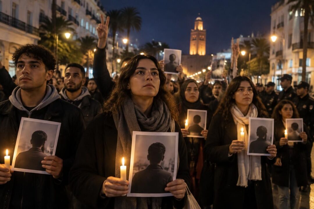 un an après le mouvement genz 212, la mobilisation se poursuit au maroc pour réclamer la libération des détenus.