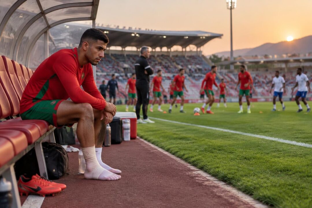 le maroc sera privé de l’un de ses cadres des lions de l’atlas pour le match face au lesotho. découvrez les enjeux de cette absence.