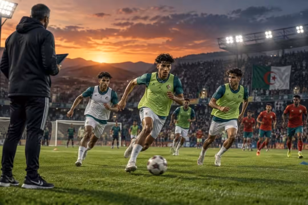 en pleine montée en puissance à l’unaf, l’algérie u20 affine sa préparation avant le choc très attendu face au maroc.