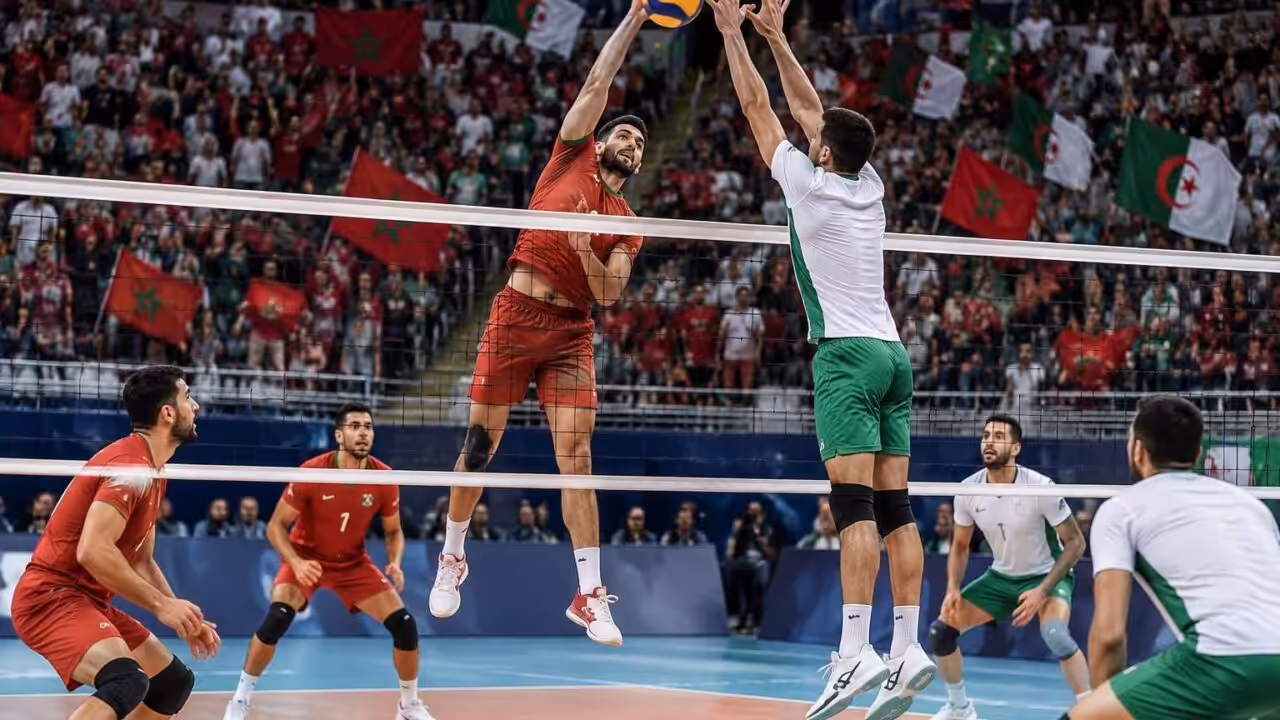 Volley-ball : Maroc–Algérie, un derby maghrébin décisif pour le bronze