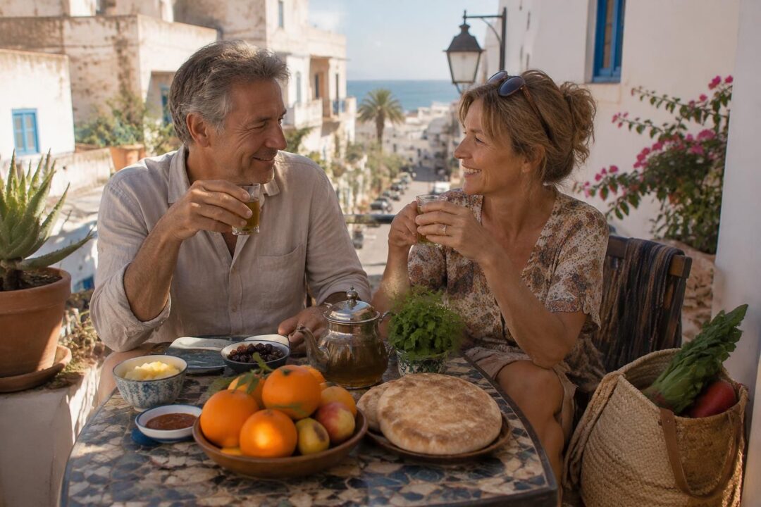 avec 2 500 € par mois, alain et christelle passent l’hiver au maroc. découvrez leur quotidien, leur budget et la vie loin de chez eux.