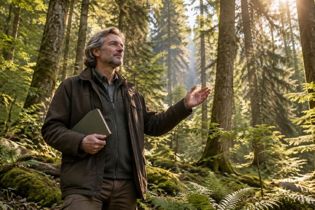 découvrez andré huet, visionnaire animé par l’ambition de réinventer la forêt et de repenser notre rapport aux espaces forestiers.